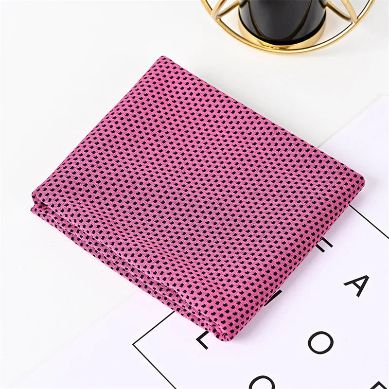 Cooling Sports Towel with Polka Dot Pattern for Fitness & Outdoor Activities