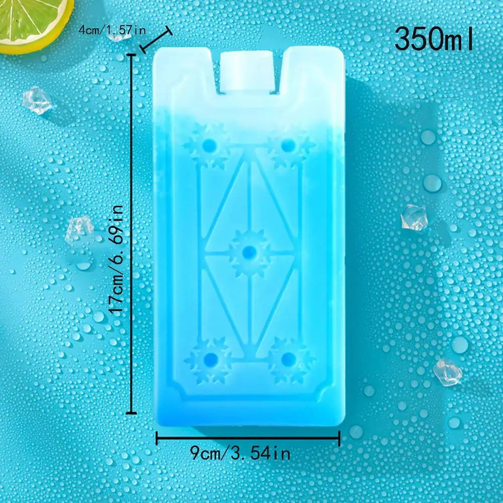 Rectangular Reusable Ice Pack for Cooler Boxes & Outdoor Trips