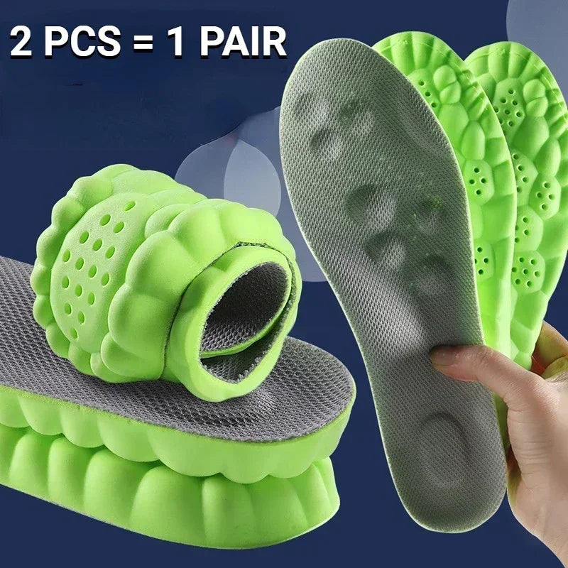 Cushioned Shoe Insoles with Arch Support for Men & Women