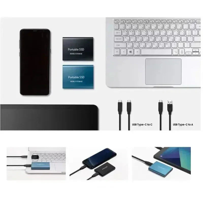 2TB External SSD for Fast File Storage & Transfer