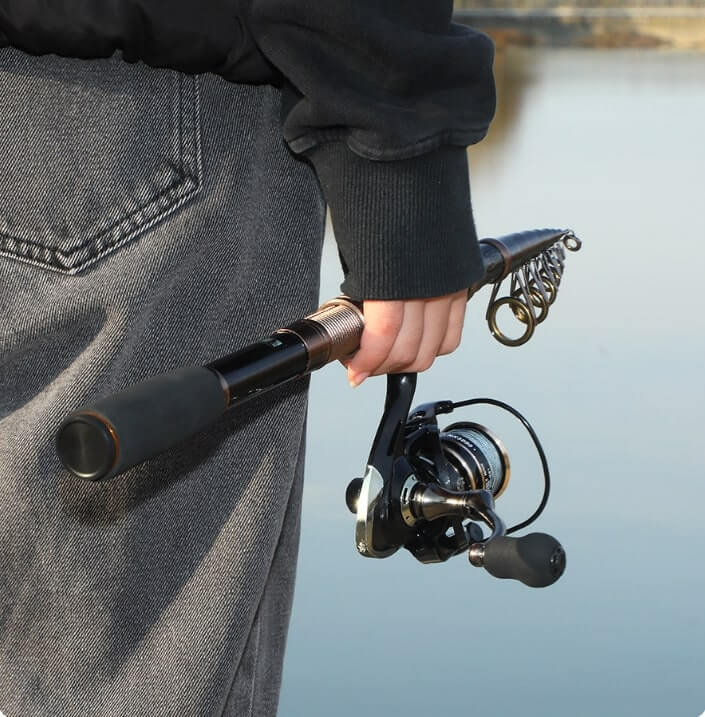 ApexHunter Telescopic Fishing Rod - Portable, Lightweight Rod for Travel & Outdoor Fishing