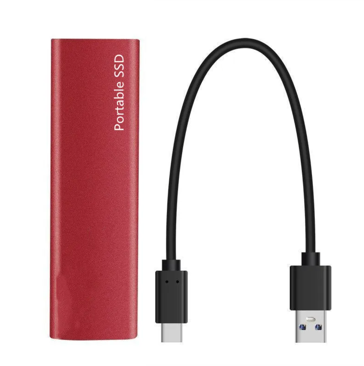 Portable External SSD High-Speed Storage Drive for Work and Travel