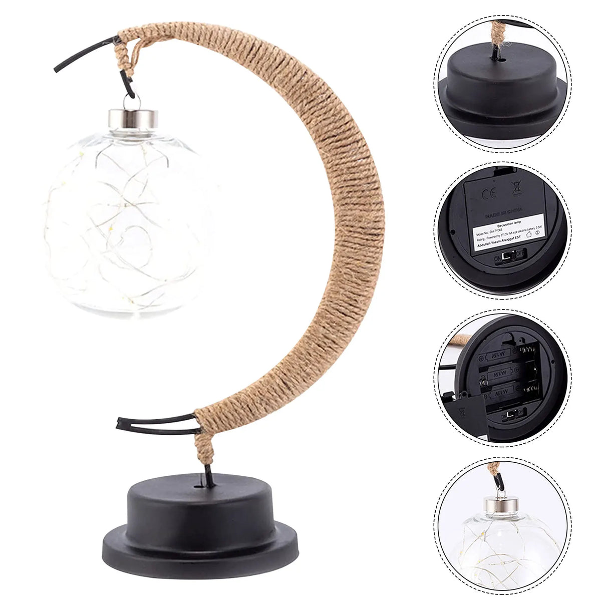 Decorative Table Lamp Ambient Moon Glow Lighting