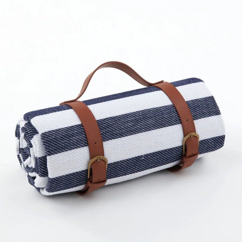 Outdoor Picnic Blanket Portable Plaid Foldable Mat for Travel & Parks