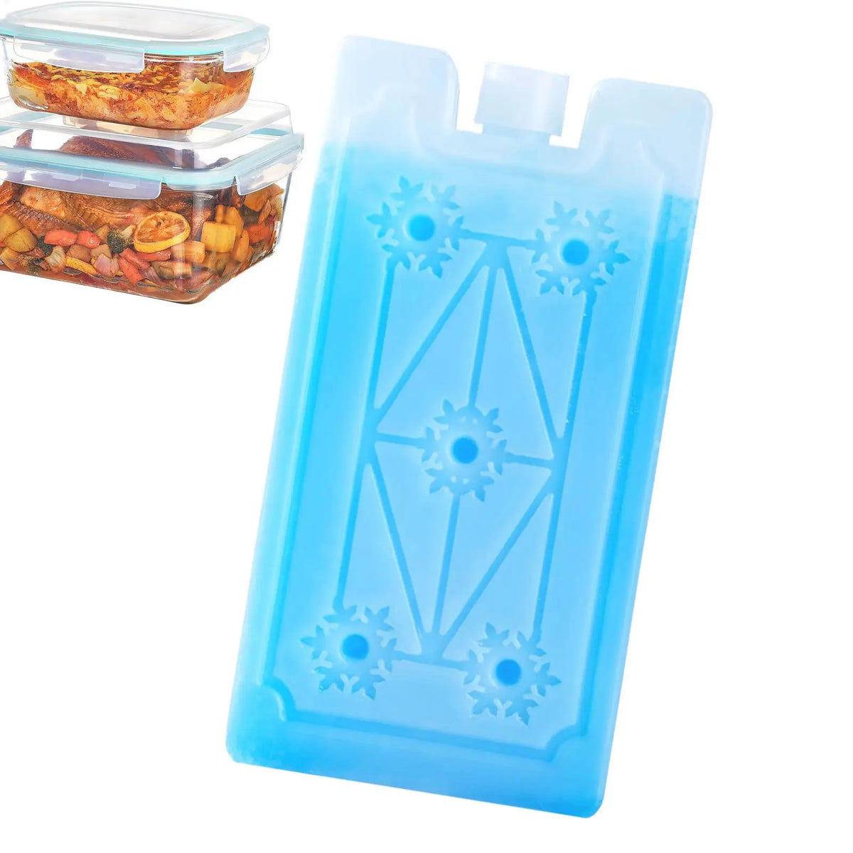 Rectangular Reusable Ice Pack for Cooler Boxes & Outdoor Trips
