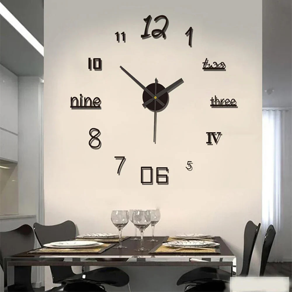 Decorative Round Wall Clock for Home Décor