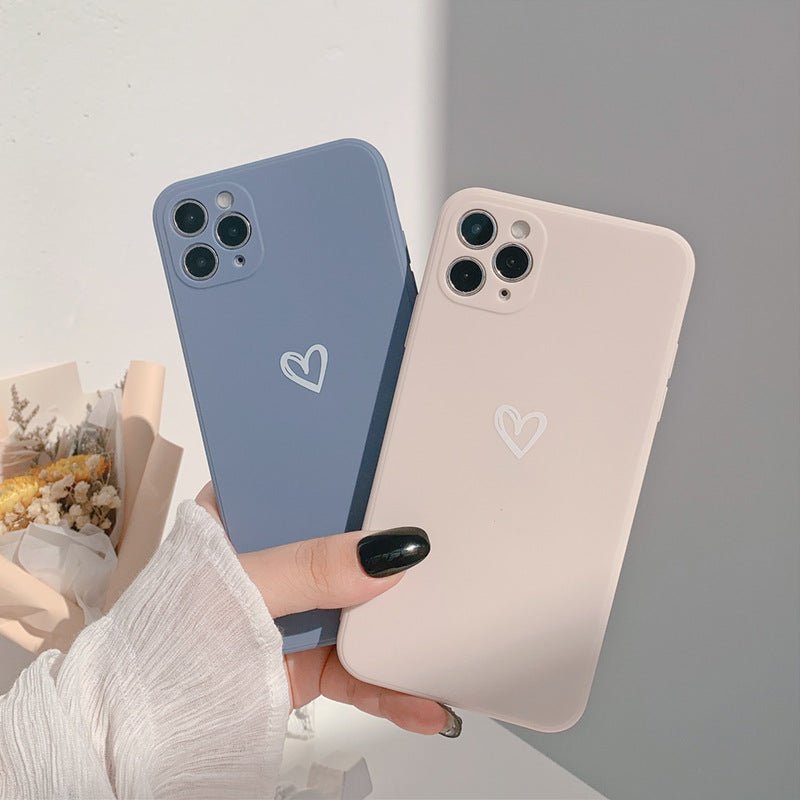 Stylish Heart Phonecase Dirt‑Repellent Cover