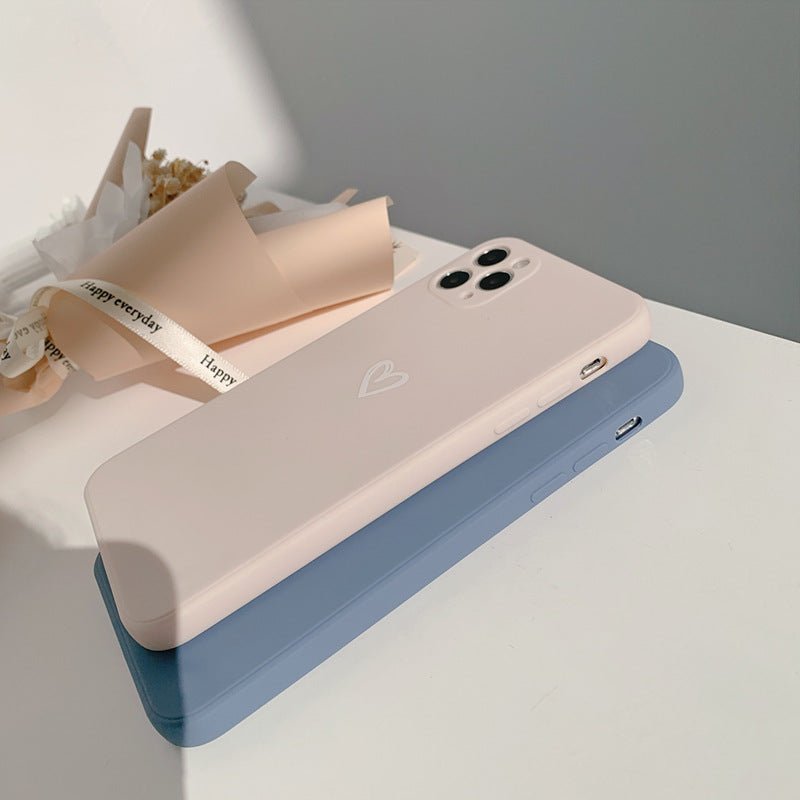 Stylish Heart Phonecase Dirt‑Repellent Cover