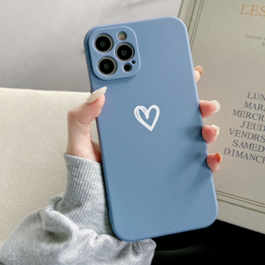 Stylish Heart Phonecase Dirt‑Repellent Cover