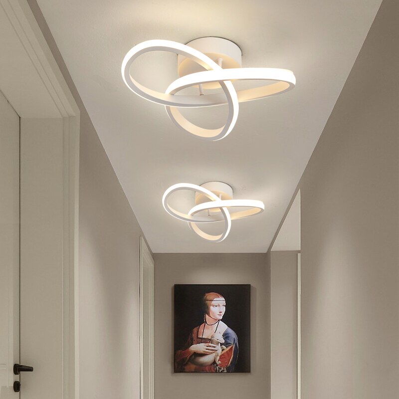 Contemporary 3-Ring Ceiling Light Adjustable LED Interior Fixture
