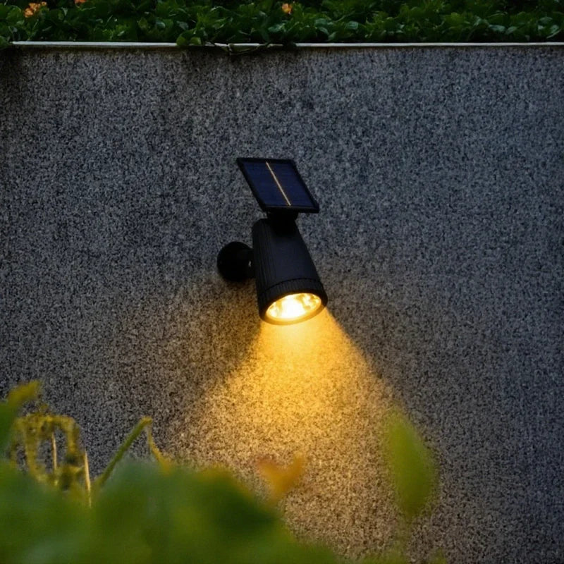 Weather‑Resistant Solar Floodlight Adjustable LED for Pathways