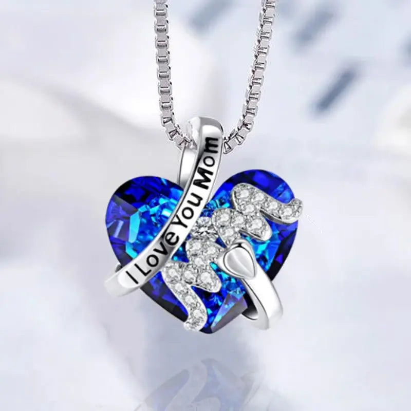 Mother’s Day Heart Necklace Meaningful Gift for Mum