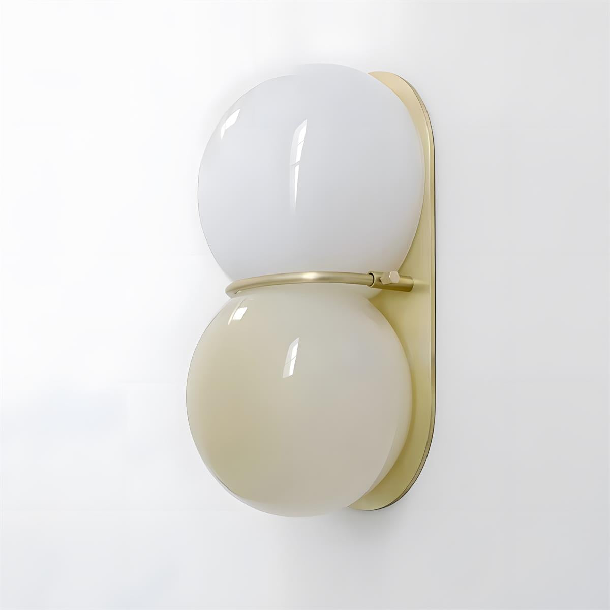 Twin Orb Wall Lights for Modern Interiors