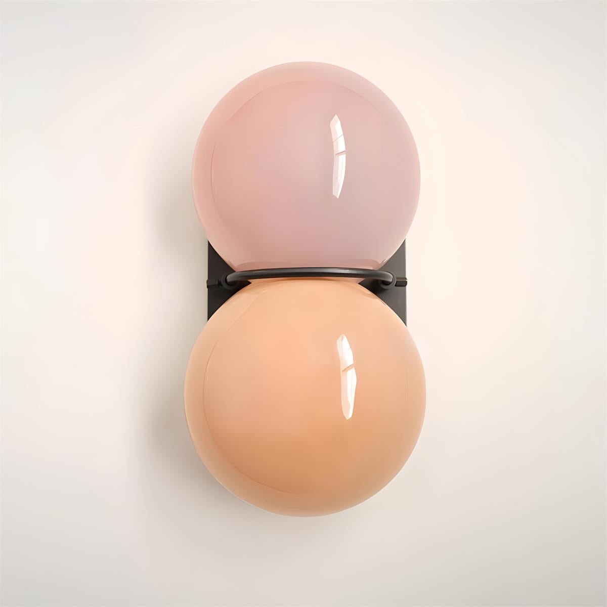 Twin Orb Wall Lights for Modern Interiors