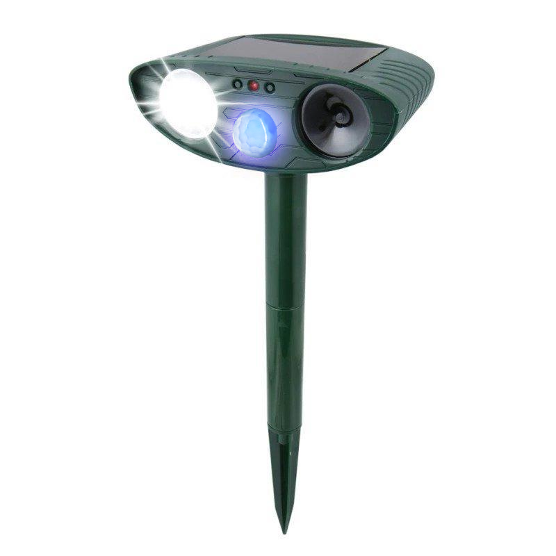 Solar Powered Ultrasonic Rabbit Repeller Humane Garden Protection