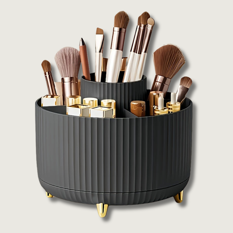 Cosmetic Organizer 360° rotating makeup stand with 5 sections
