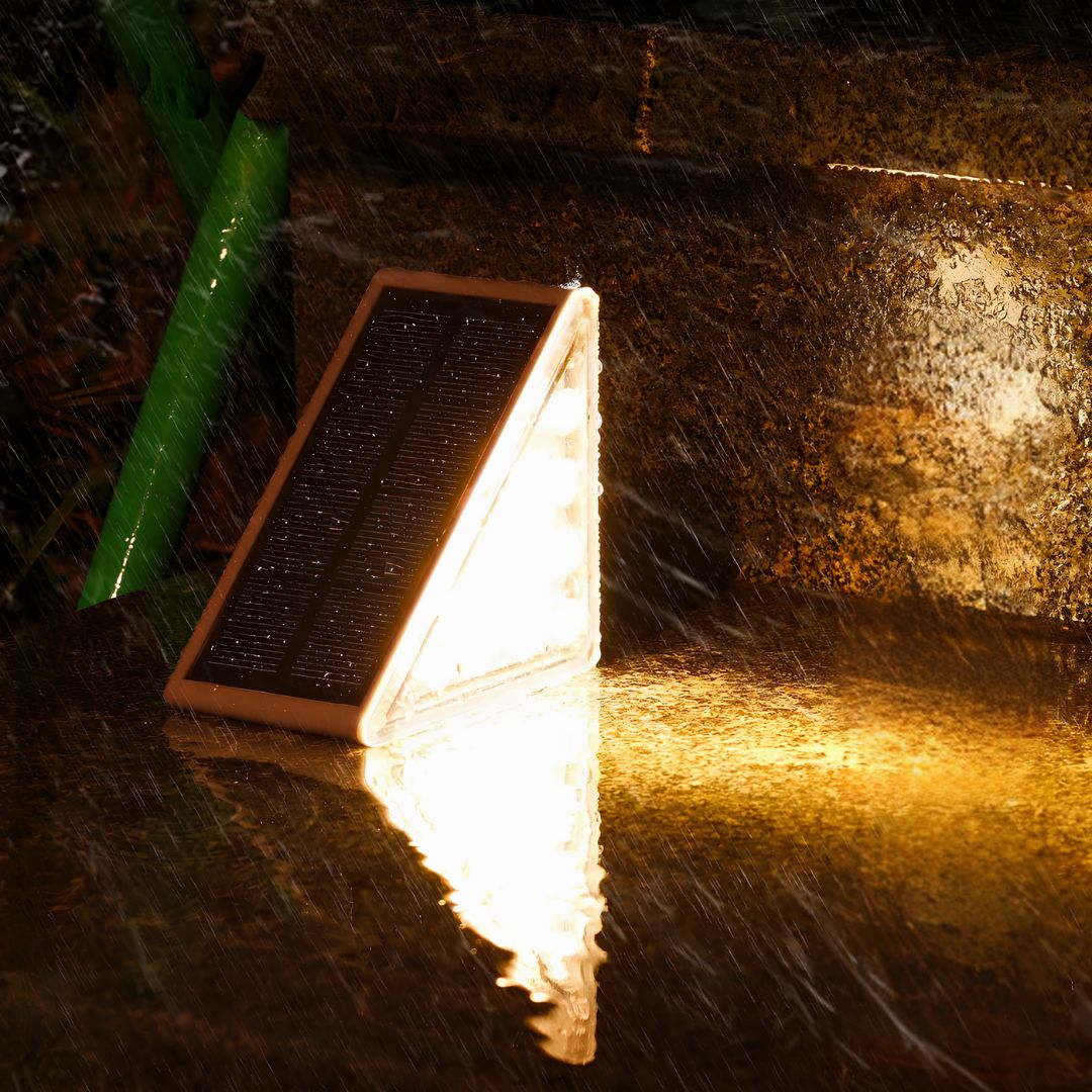 Outdoor Solar Step Lights Waterproof, Durable & Ambient Glow