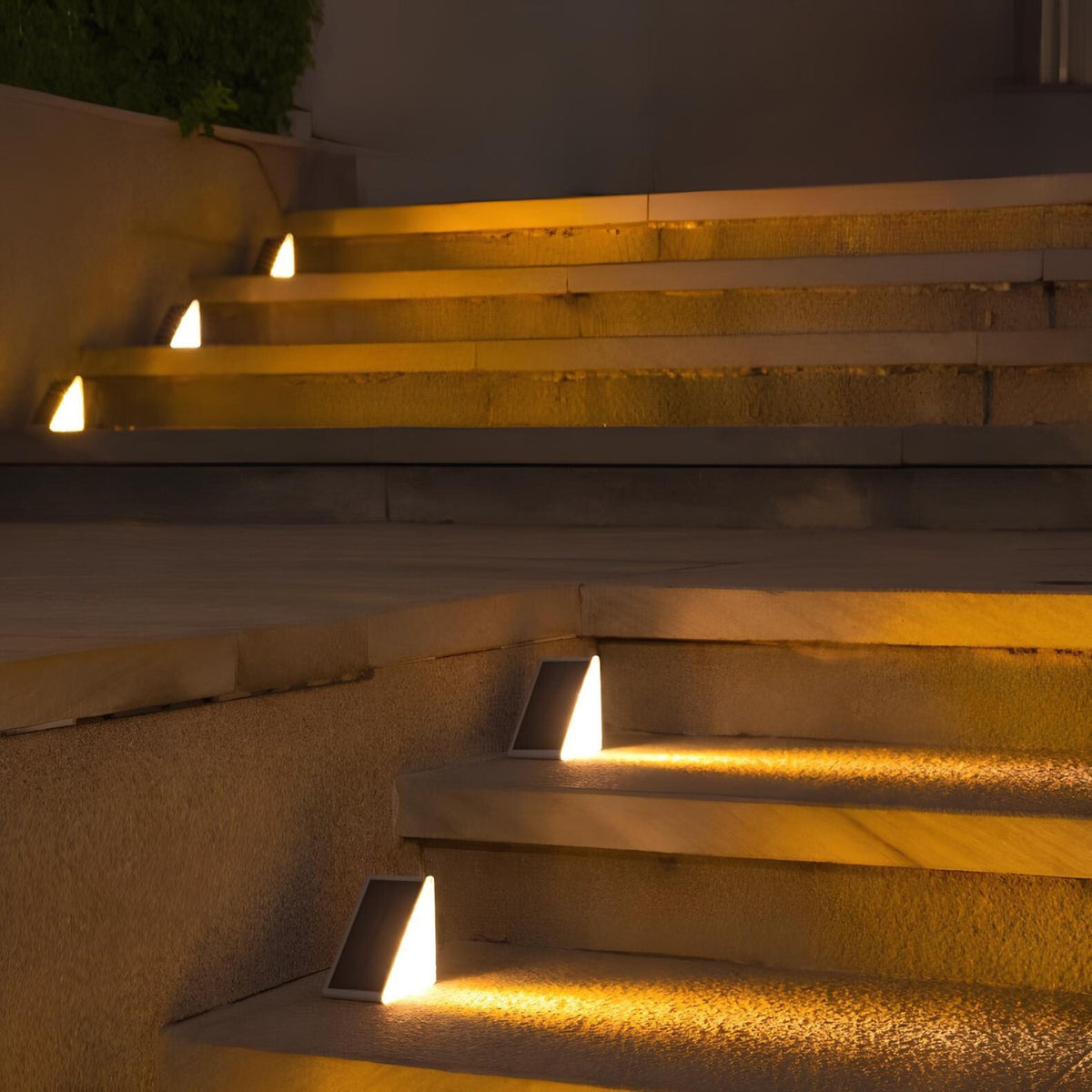 Outdoor Solar Step Lights Waterproof, Durable & Ambient Glow