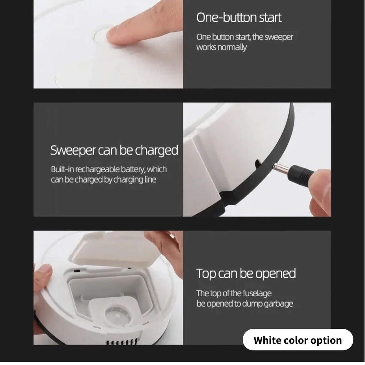 Automatic Robot Vacuum Multi-Surface Vacuum and Mop Cleaner