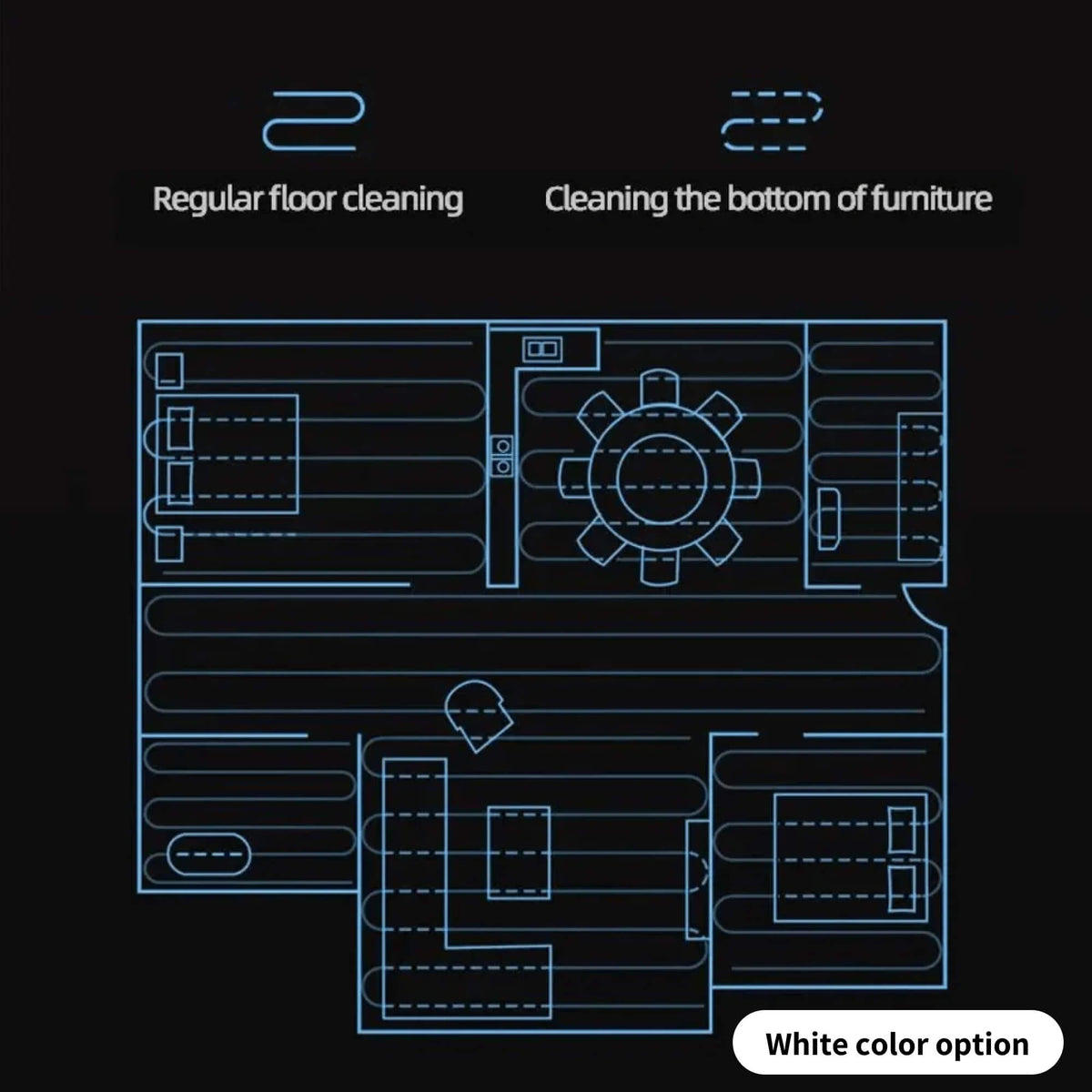Automatic Robot Vacuum Multi-Surface Vacuum and Mop Cleaner