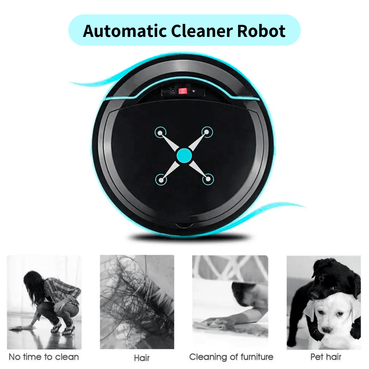 Automatic Robot Vacuum Multi-Surface Vacuum and Mop Cleaner