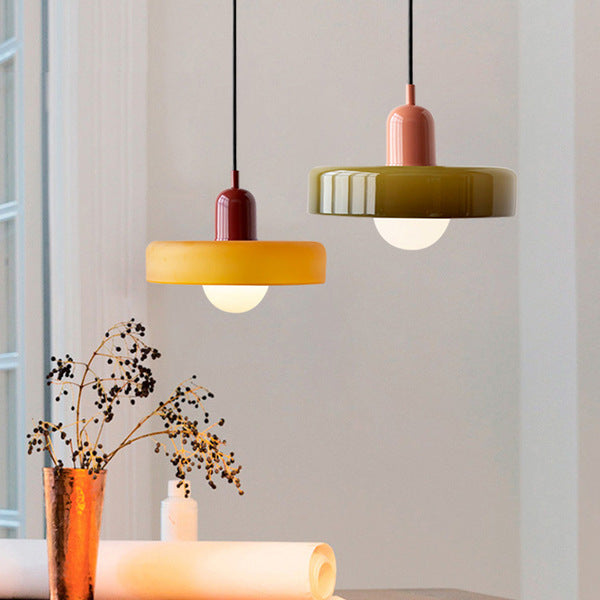 Modern Decorative Pendant Light Coloured Ceiling Hanging Lamp
