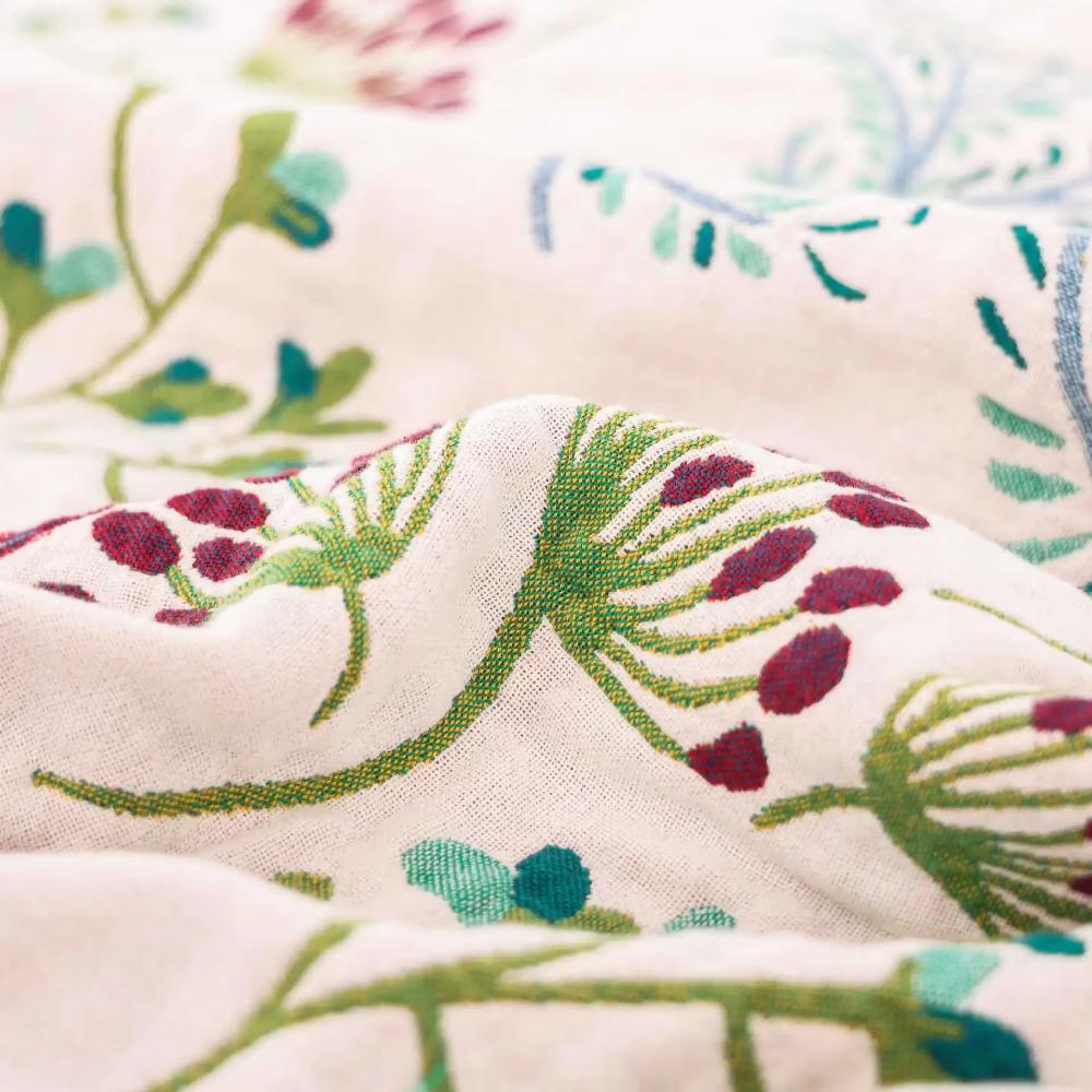 Wildflower Whisper Blanket Soft Four‑Layer Throw for All Seasons