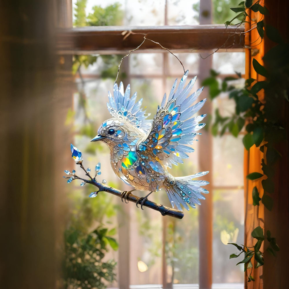 Bluebird Window Suncatcher Hanging Decoration