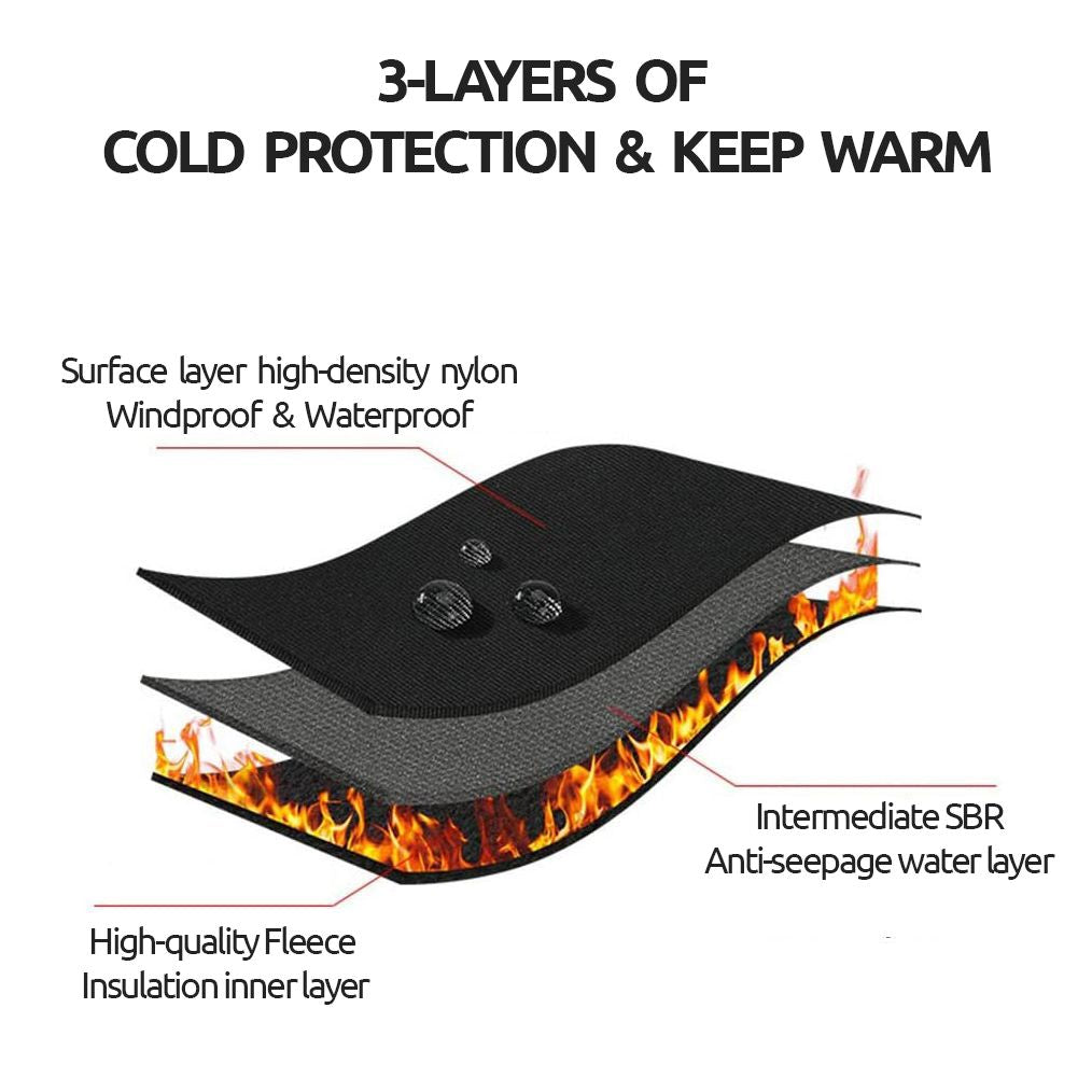 Unisex Winter Gloves Insulated Thermal Gloves with Non-Slip Grip Design