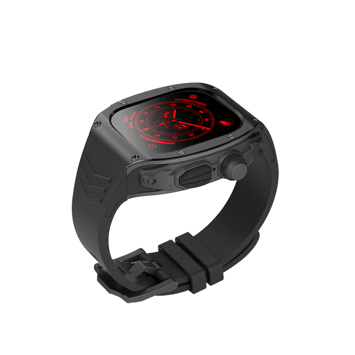 49mm watch Ultra Black steel & polymer case