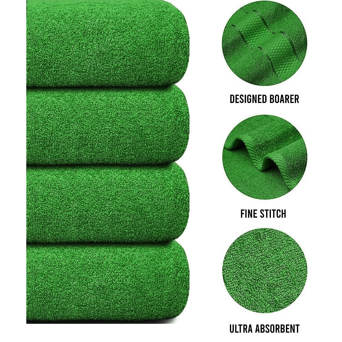 4-Piece Jumbo Bath Towel Set - Quick Dry Bathroom Towels