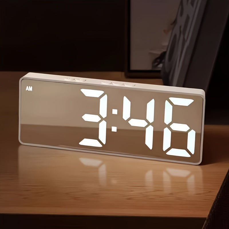 Digital Sunrise Alarm Clock Light Simulation with Snooze Function