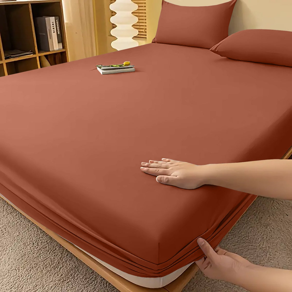 Extra Deep Fitted Bed Sheet – Wrinkle-Resistant All Season Bedding