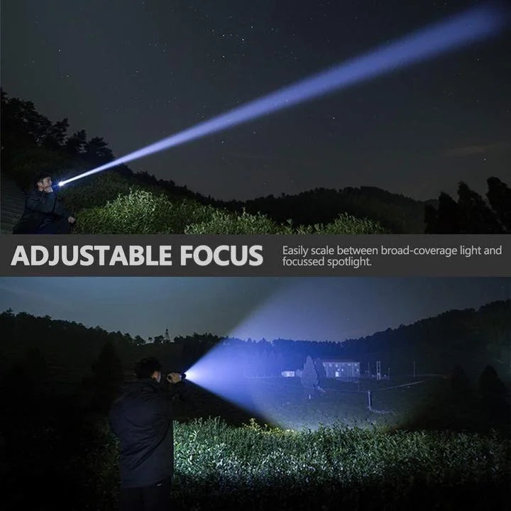 Super Bright 90000 Lumen Flashlight Rechargeable XHP50.2 Torch
