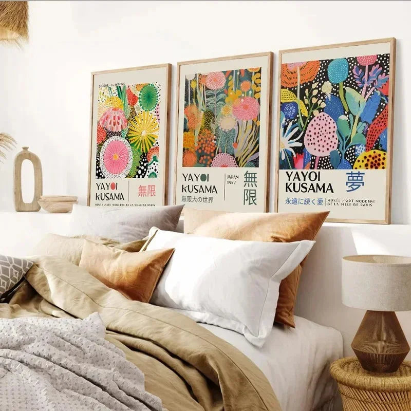 Vibrant Japanese‑Inspired Wall Art Decoration