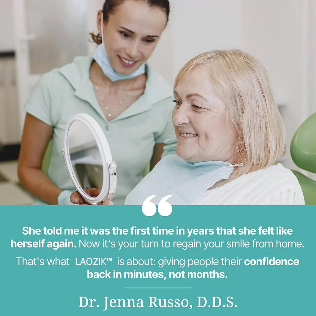 Affordable Removable Dentures with Flexible Cushion Grip Full Arch Set Cleaning