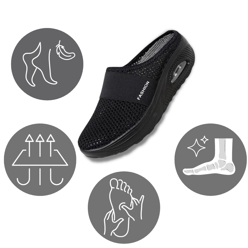 Women's Cushioned Slip-On Casual Walking Shoes