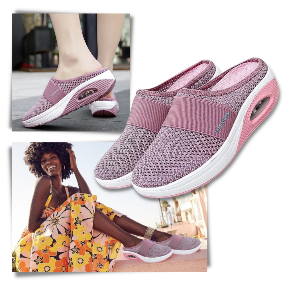 Women's Cushioned Slip-On Casual Walking Shoes