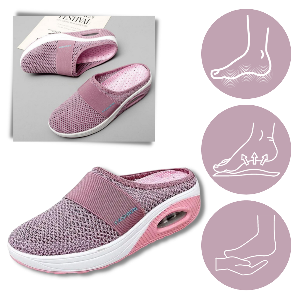 Women's Cushioned Slip-On Casual Walking Shoes