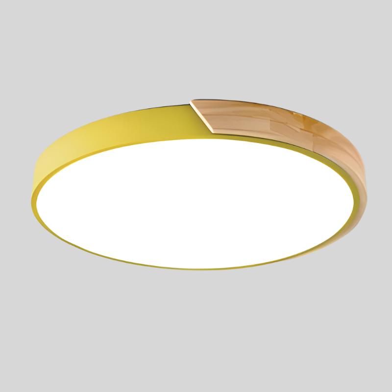 Slim Round Ceiling Light Modern Minimal Glow for Home Spaces