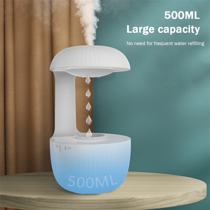 Anti Gravity Ultrasonic Cool Mist Humidifier with Levitating Water Droplet Effect