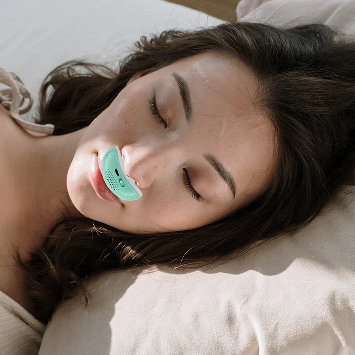 Anti Snoring Device Portable Rechargeable Silicone Nasal Prongs USB Charging