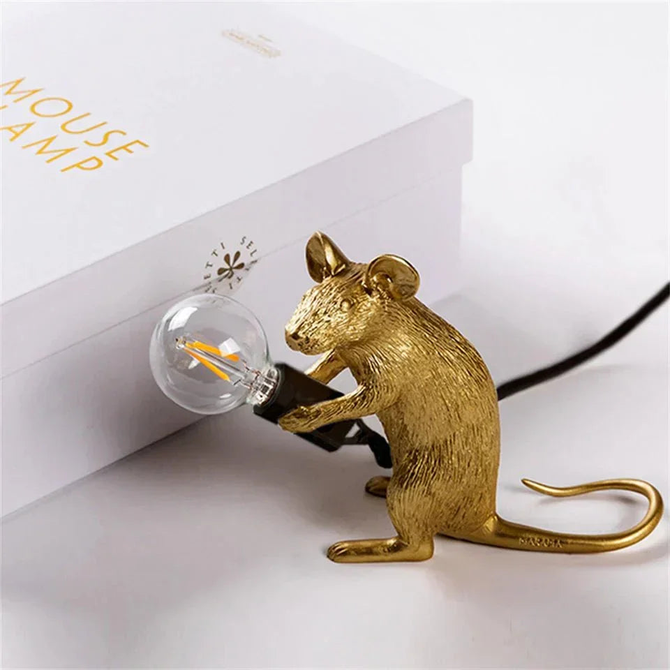 Contemporary Mouse Table Lamp Creative LED Decorative Lighting