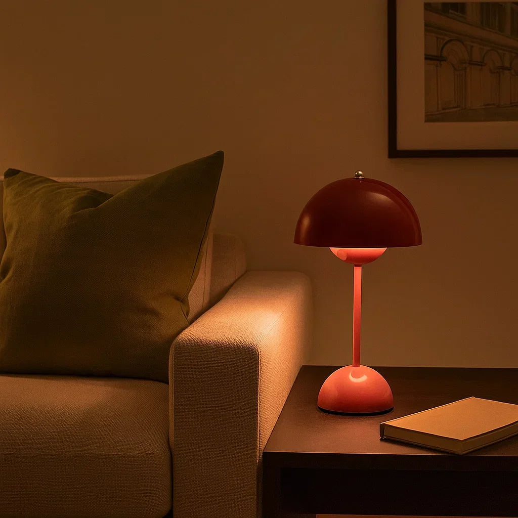 Modern Touch Table Lamp USB Powered Lamp with Adjustable Brightness