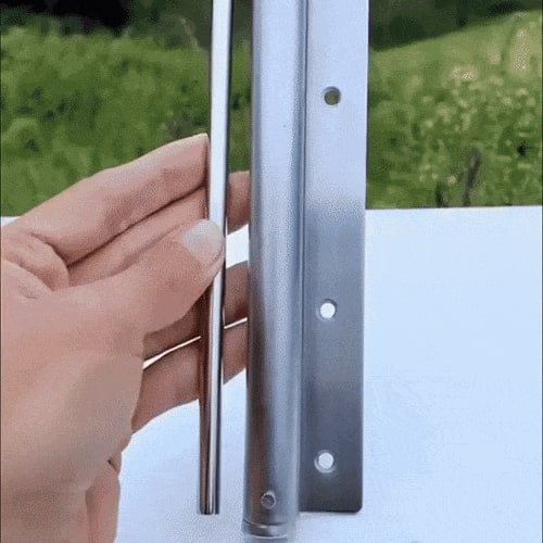Automatic Door Closer with Adjustable Spring Tension and Quiet Closing Speed