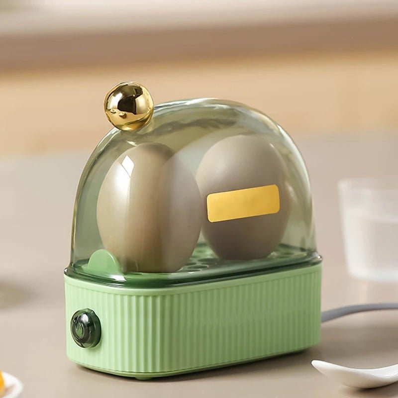 Compact Electric Egg Cooker Automatic Boiling for 2–6 Eggs