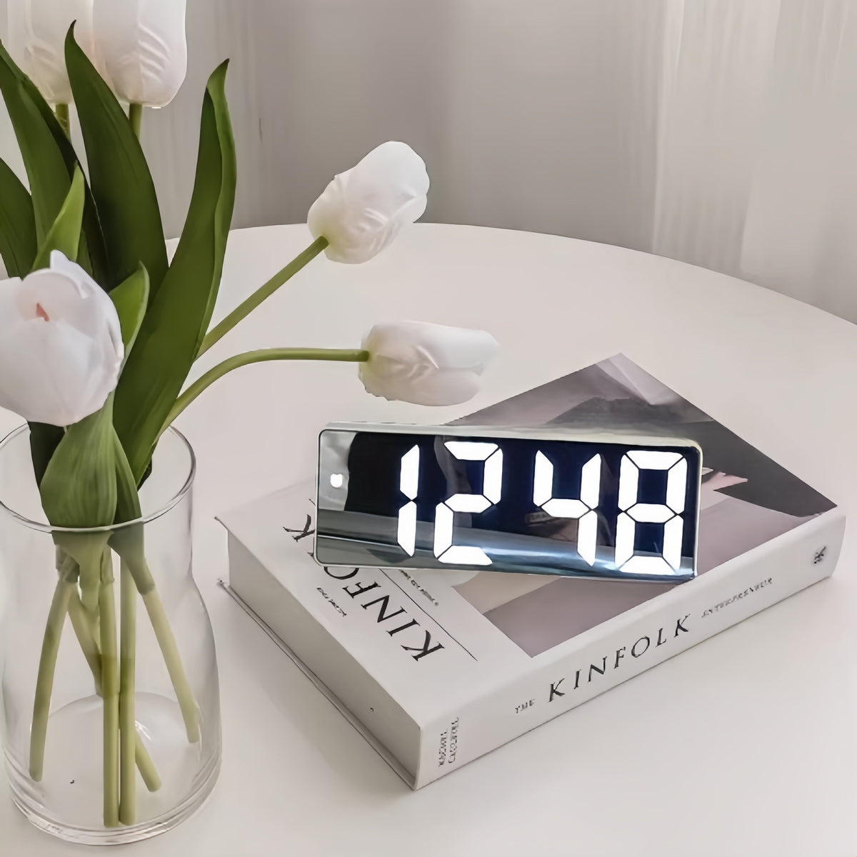 Digital Sunrise Alarm Clock Light Simulation with Snooze Function