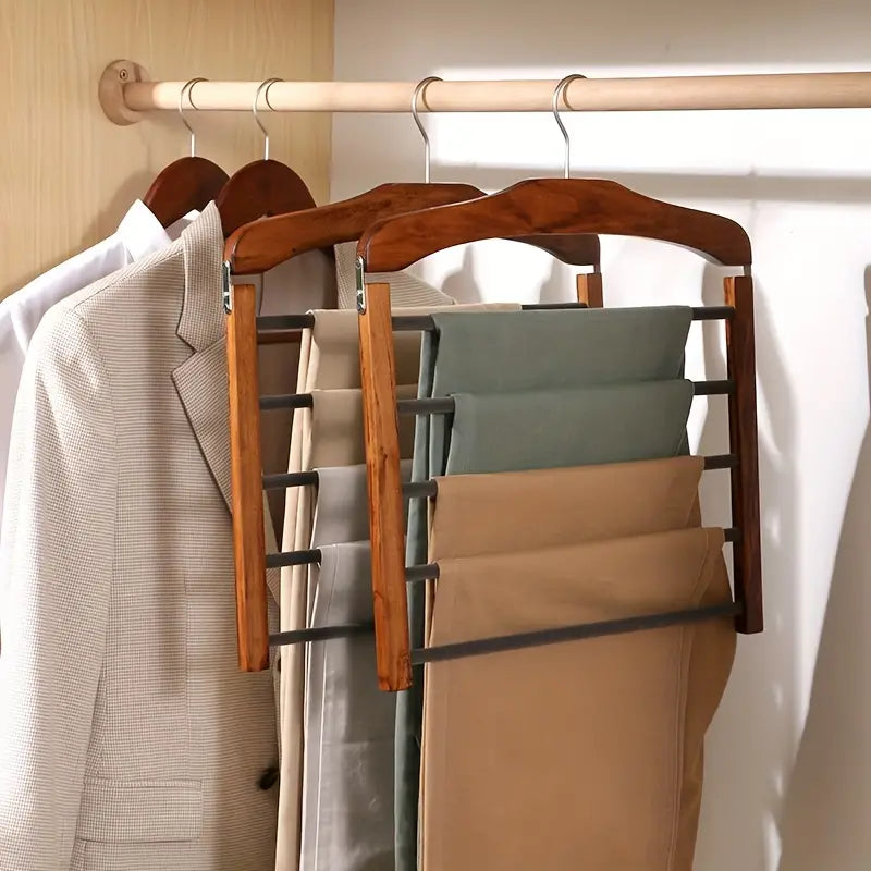 Five-Tier Trouser Hanger Compact Closet Storage Solution