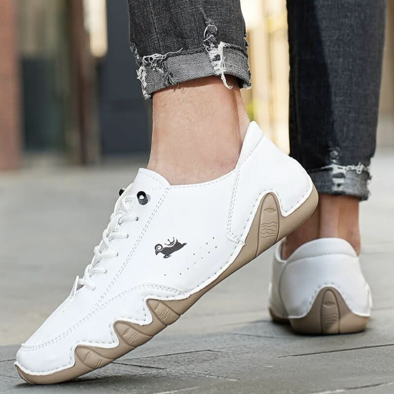 Barefoot Shoes Men Minimalist Waterproof Lace Up Flexible Rubber Sole Casual Natural Movement