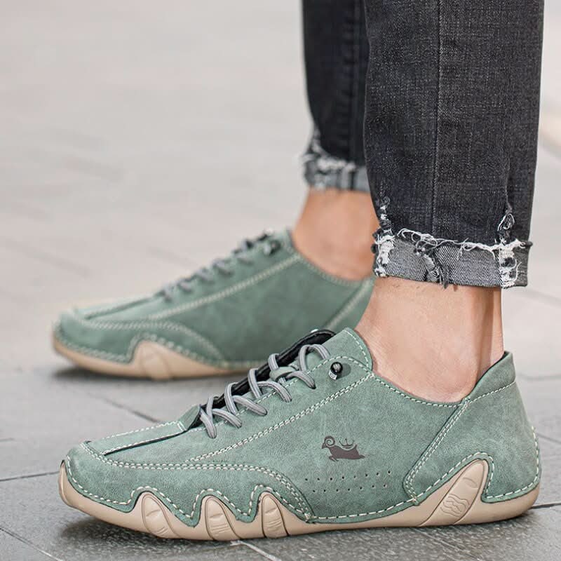 Barefoot Shoes Men Minimalist Waterproof Lace Up Flexible Rubber Sole Casual Natural Movement
